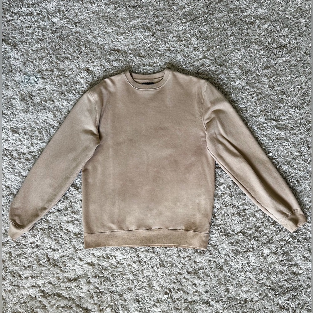 RSQ Men’s Small Cream Crewneck Sweatshirt